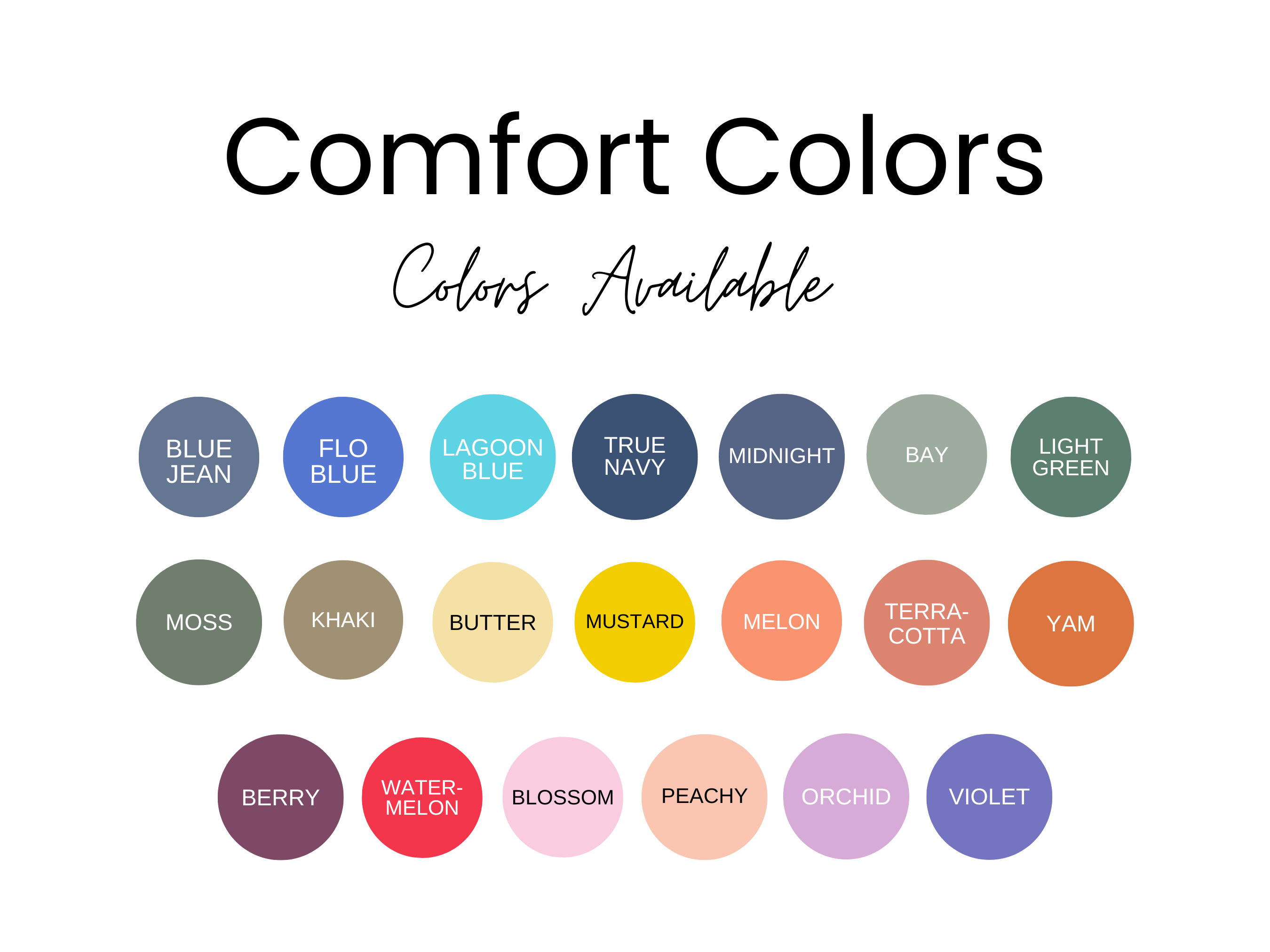 Comfort Colors Color